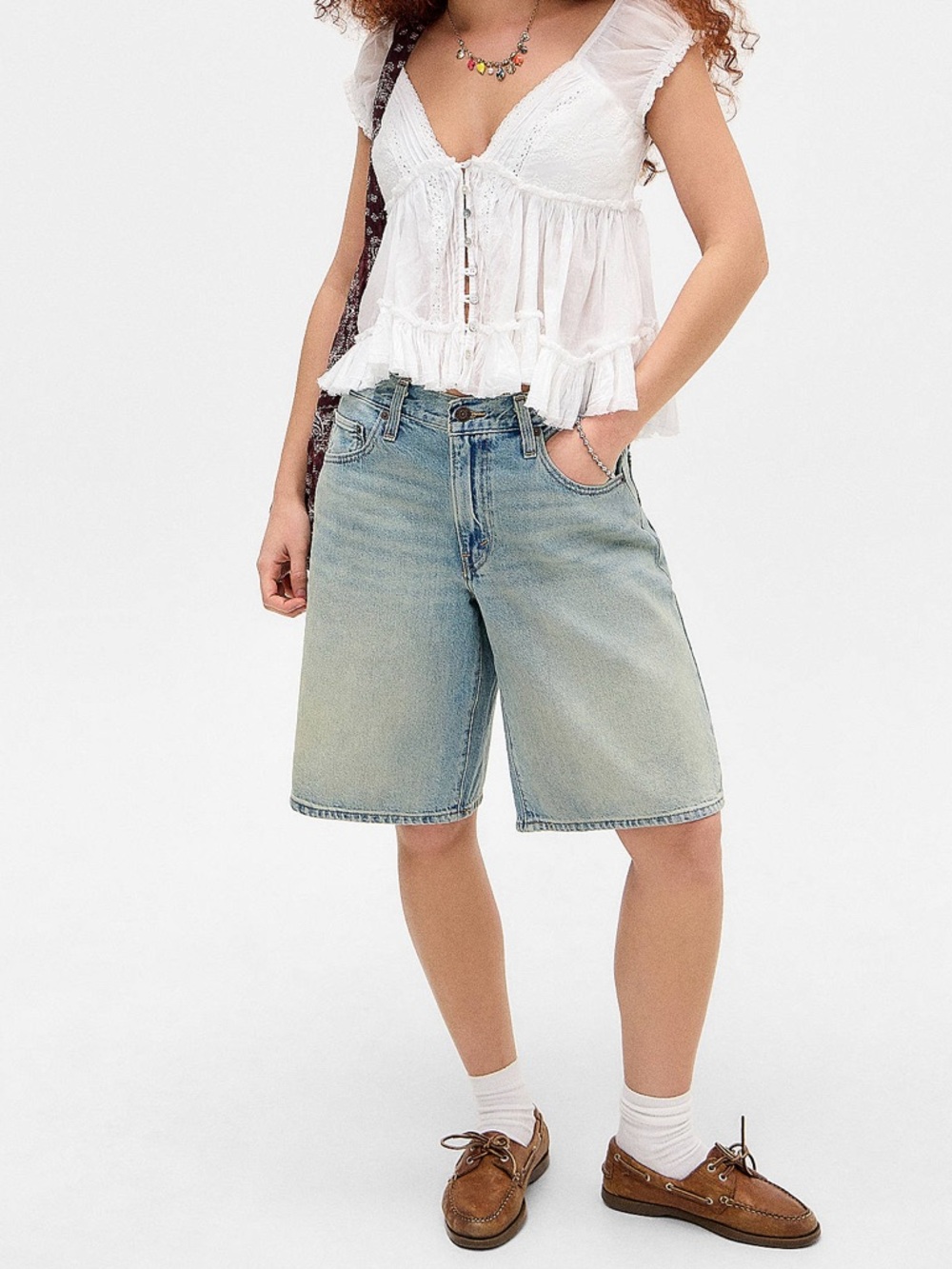 Baggy Dad Jort - Picture 3 of 4